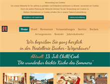 Tablet Screenshot of hostellerie-bacher.de